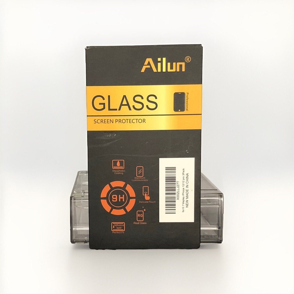 Ailun Glass Screen Protector iPhone 12 / 12‎ Pro 6.1" 3-Pack